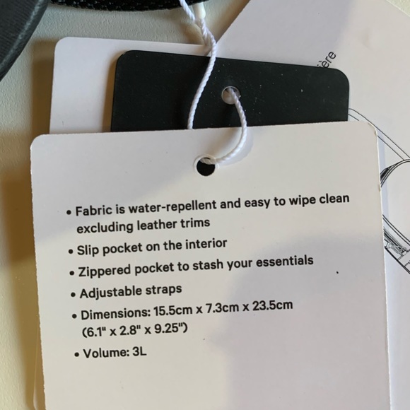 NWT Now And Always Convertible Bag Black Mini - Picture 12 of 13